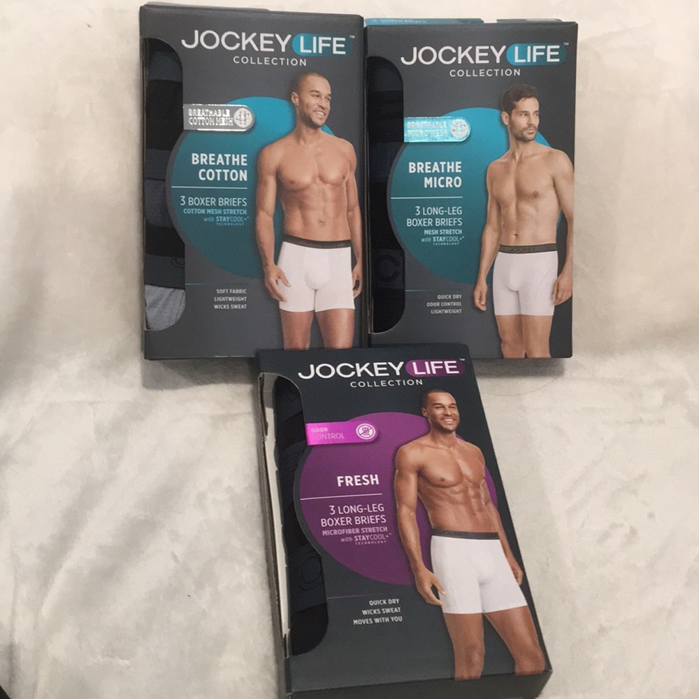 3 packs Jockey Life Collection